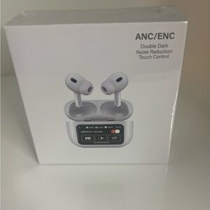 Wireless Earbuds with ANC/ENC - White